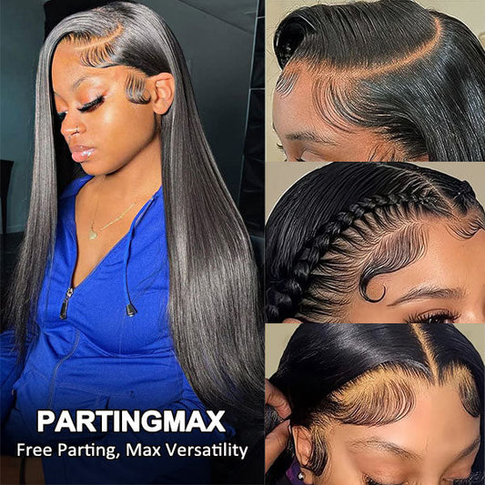 OQHAIR Made of 100% Unprocessed Brazilian Human Virgin Hair Straight Wig 13x4 13x6 Virgin Human Hair Lace Front Wigs Preplucked HD Wigs