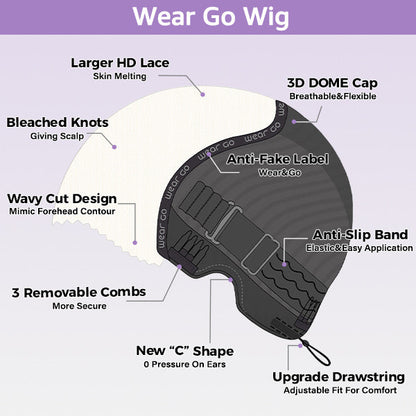 OQHAIR Wear Go Bob Wig 100% Glueless Pre-cut 7x5 HD Lace Wigs Preplucked With Natural Hairline Human Hair Wigs