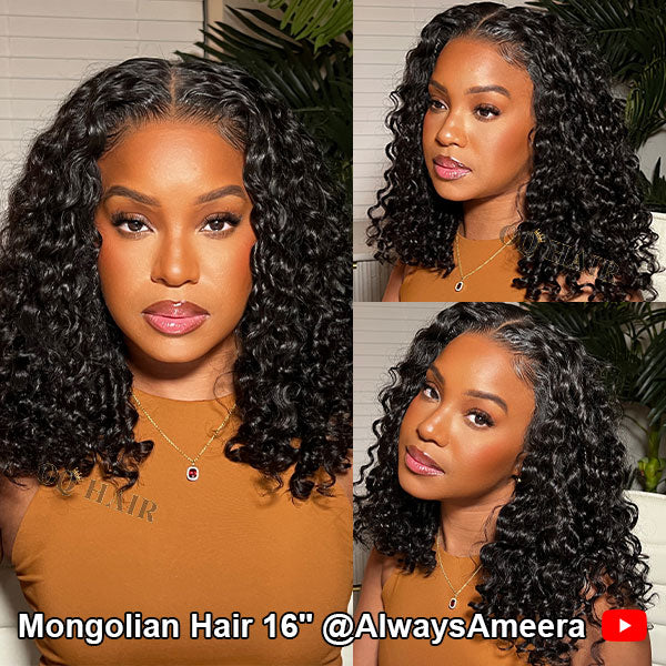 OQHAIR Wear Go Bob Wig 100% Glueless Pre-cut 7x5 HD Lace Wigs Preplucked With Natural Hairline Human Hair Wigs