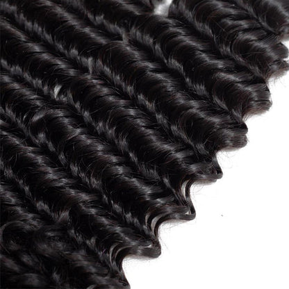 Deep Wave Unprocessed Virgin Human Hair Bundles 1/3/4 Pcs