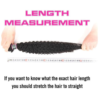 4 Bundles Water Wave Human Virgin Hair Natural Black