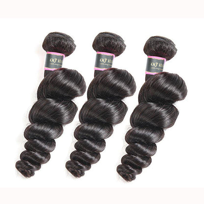 Loose Wave Unprocessed Virgin Human Hair Bundles 1/3/4 Pcs