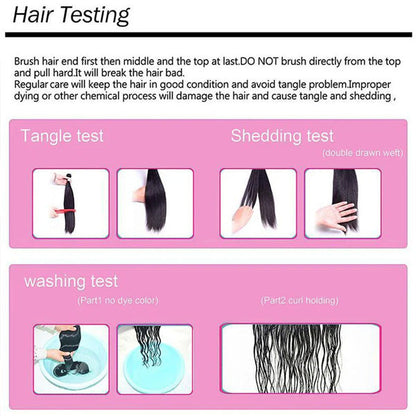 4 Bundles Water Wave Human Virgin Hair Natural Black