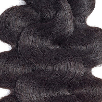 4 Bundles Body Wave Human Virgin Hair Natural Black