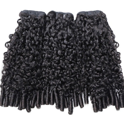 Burmese Curly Unprocessed Virgin Human Hair Bundles 1/3/4 Pcs