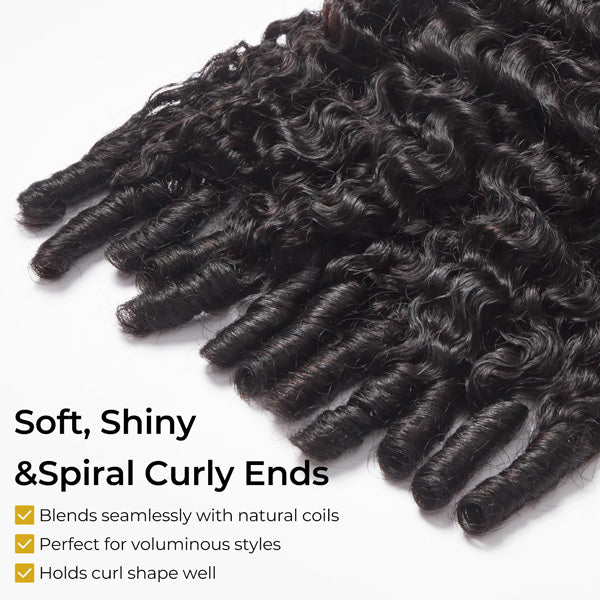 Burmese Curly Unprocessed Virgin Human Hair Bundles 1/3/4 Pcs