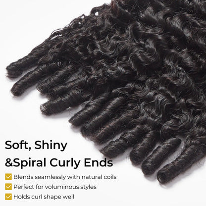 Burmese Curly Unprocessed Virgin Human Hair Bundles 1/3/4 Pcs
