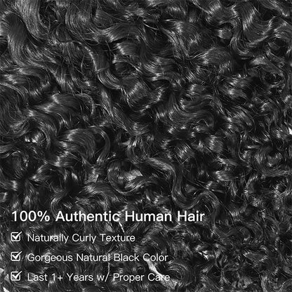 Burmese Curly Unprocessed Virgin Human Hair Bundles 1/3/4 Pcs