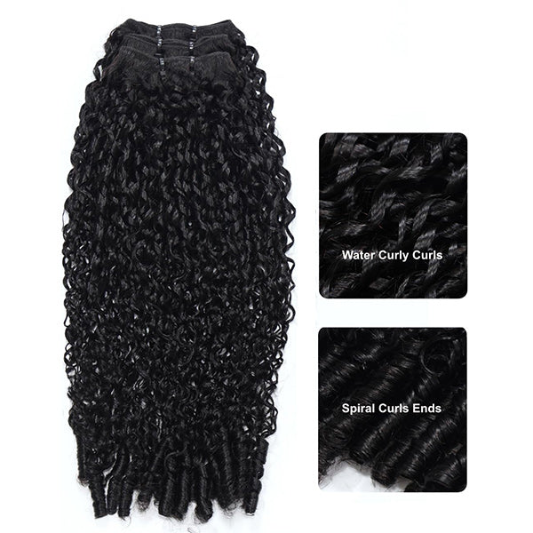 Burmese Curly Unprocessed Virgin Human Hair Bundles 1/3/4 Pcs