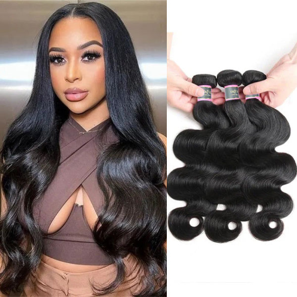 Body Wave Unprocessed Virgin Human Hair Bundles 1/3/4 Pcs