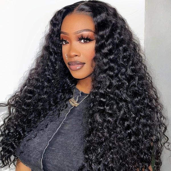 Deep Wave Unprocessed Virgin Human Hair Bundles 1/3/4 Pcs
