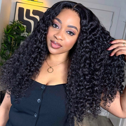 Deep Wave Unprocessed Virgin Human Hair Bundles 1/3/4 Pcs